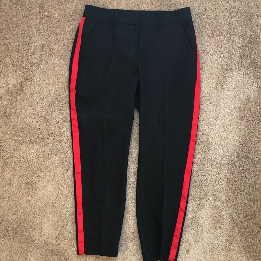 Express mid rise side stripe columnist ankle pant